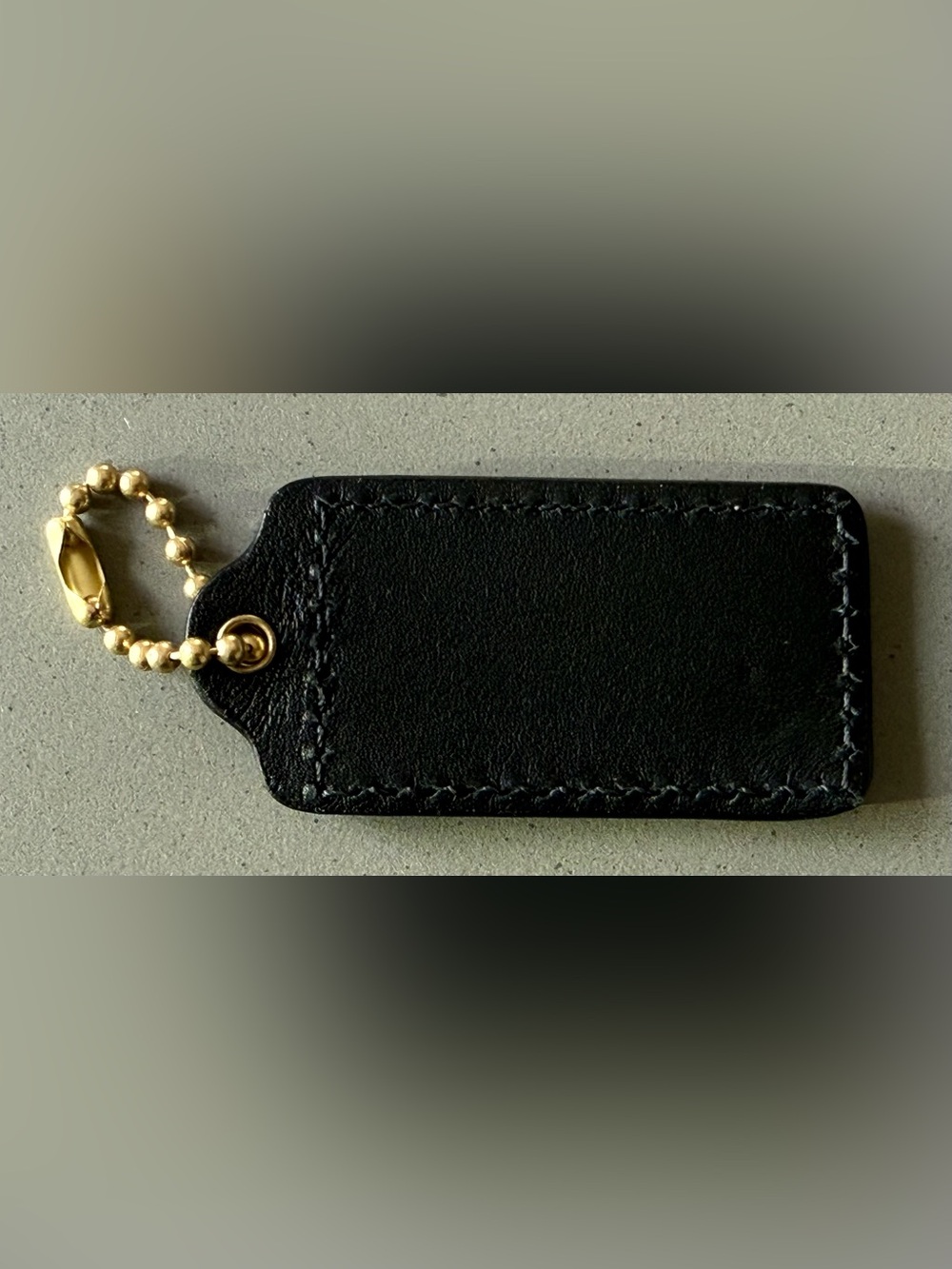 Coach leather tag - Picture 3 of 3